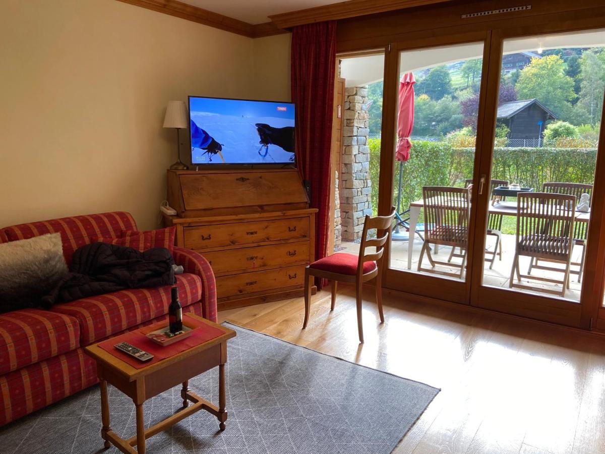 Appartement Studio - La Vièze Thermes Park à Val dʼIlliez Extérieur photo