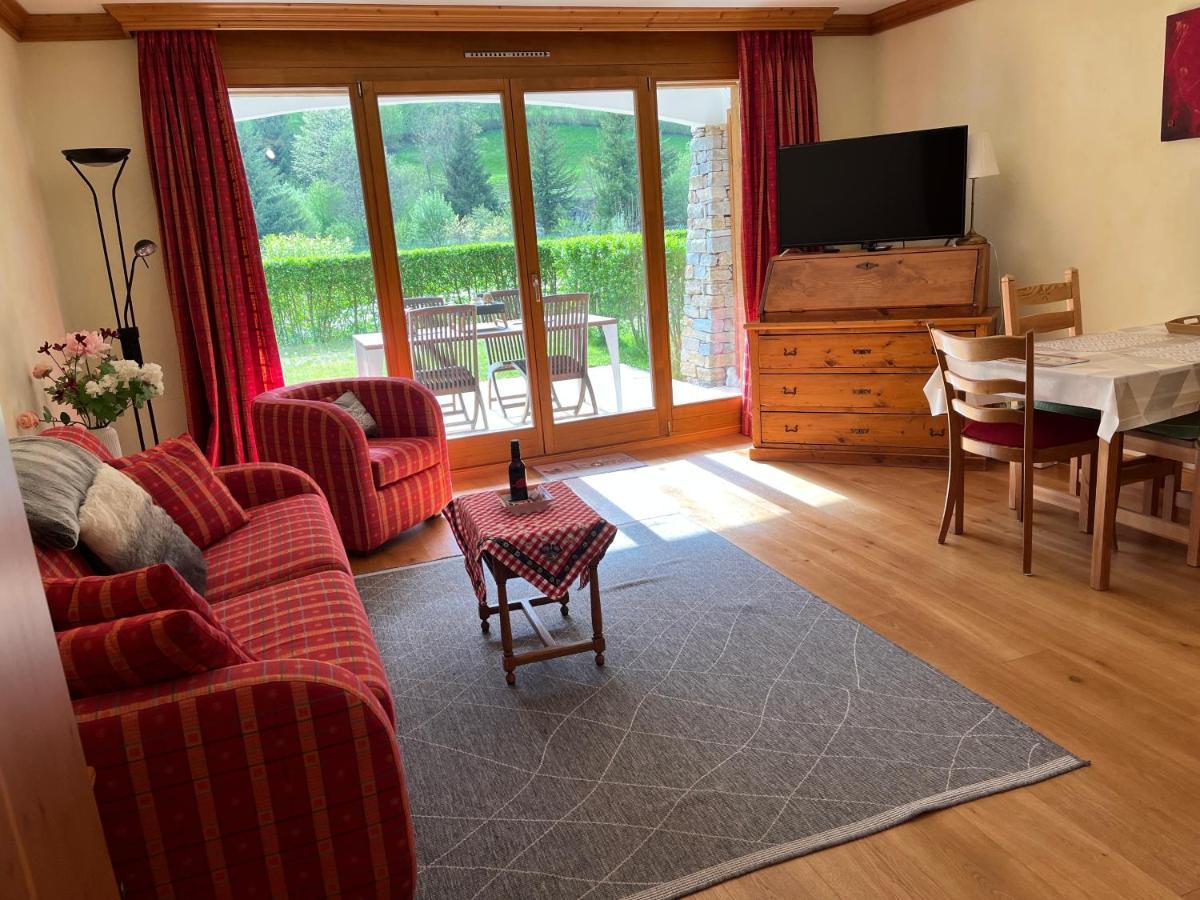 Appartement Studio - La Vièze Thermes Park à Val dʼIlliez Extérieur photo